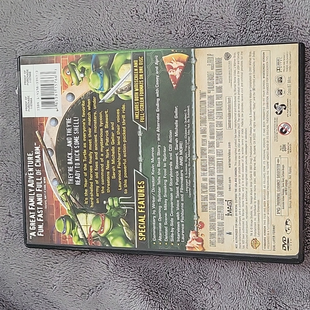 TMNT Dvd - Picture 2 of 2